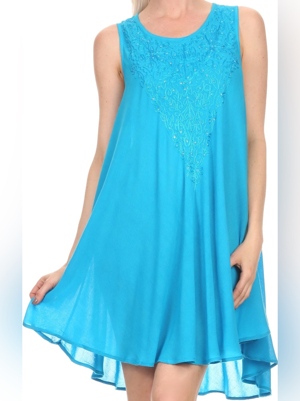 NWT Turquoise Beach Cover Up, One Size